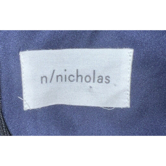 N/Nicholas Floral Lace Plunge Neck Fit&Flare Dress W Pockets Size 4 Retail $595 - Picture 10 of 12